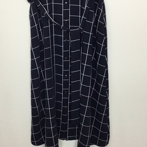 Maggy London blue and white shirt dress size 12 - Picture 5 of 9